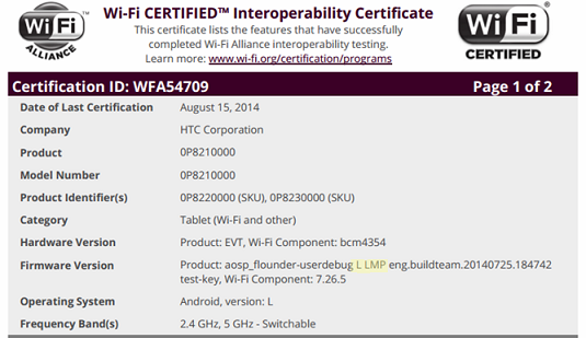 HTC-tablet-Wi-Fi-certification