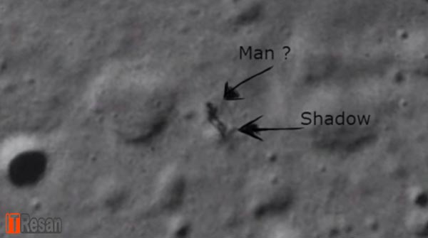 کشف آدم فضایی در ماه! 1