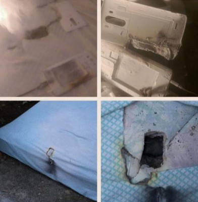 LG-G3-explosion-and-fire-damages-mattress