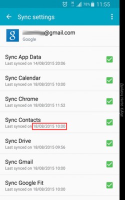 Check-contacts-sync
