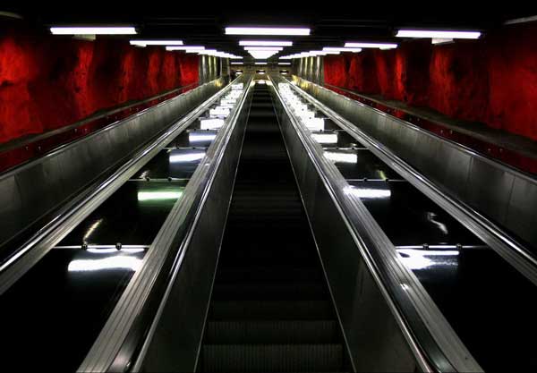 sweden-subway-escalator