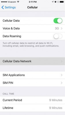Tap-on-Cellular-Data-Network