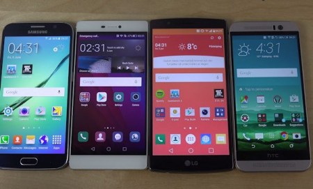 HTC-One-M9-vs-LG-G4-vs-Samsung-Galaxy-S6-vs-Huawei-P8-speed-test