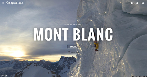 با کمک نمای خیابانی گوگل بلندترین قله‌های جهان را فتح کنید