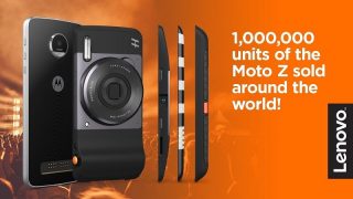 موتورولا توانست یک میلیون نسخه از موتو Z را به فروش برساند
