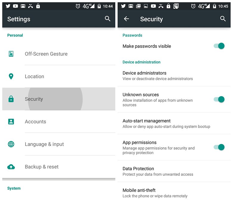 AndroidPIT Lollipop Settings Security Unknown Sources w782