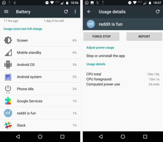 android-battery-app-571x500 چگونه مدت زمان استفاده از گوشی در طول روز را اندازه‌گیری کنیم؟  