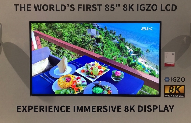 کمپانی شارپ به‌زودی اولین تلویزیون‌های 8K خود را روانه بازار خواهد کرد