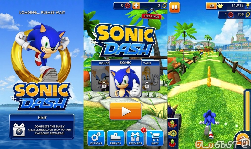 بررسی بازی Sonic Dash