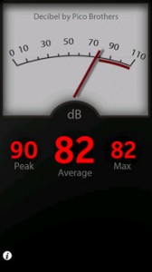 برنامه صوت‌سنج -Decibel- میگو (MeeGo)