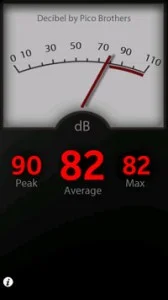برنامه صوت‌سنج -Decibel- میگو (MeeGo)