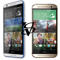 اولین نمونه تصاویر HTC Desire 820 در مقابل HTC One M8