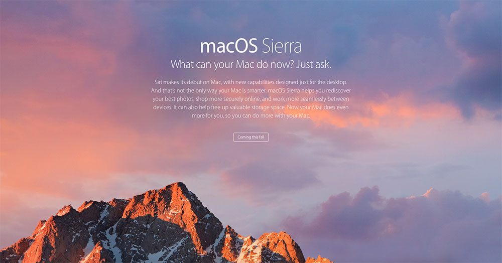 هر آنچه که می‌بایست در رابطه با macOS Sierra بدانید