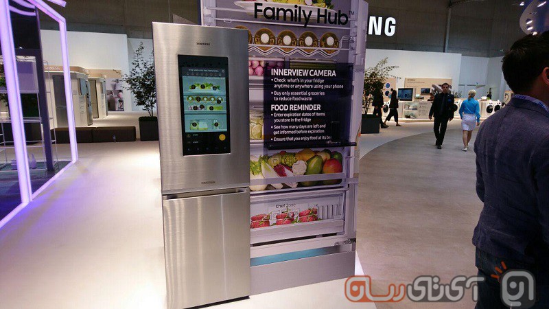 سامسونگ از یک یخچال Family Hub با نمایشگر ۲۱.۵ اینچی لمسی برای اروپا رونمایی کرد!