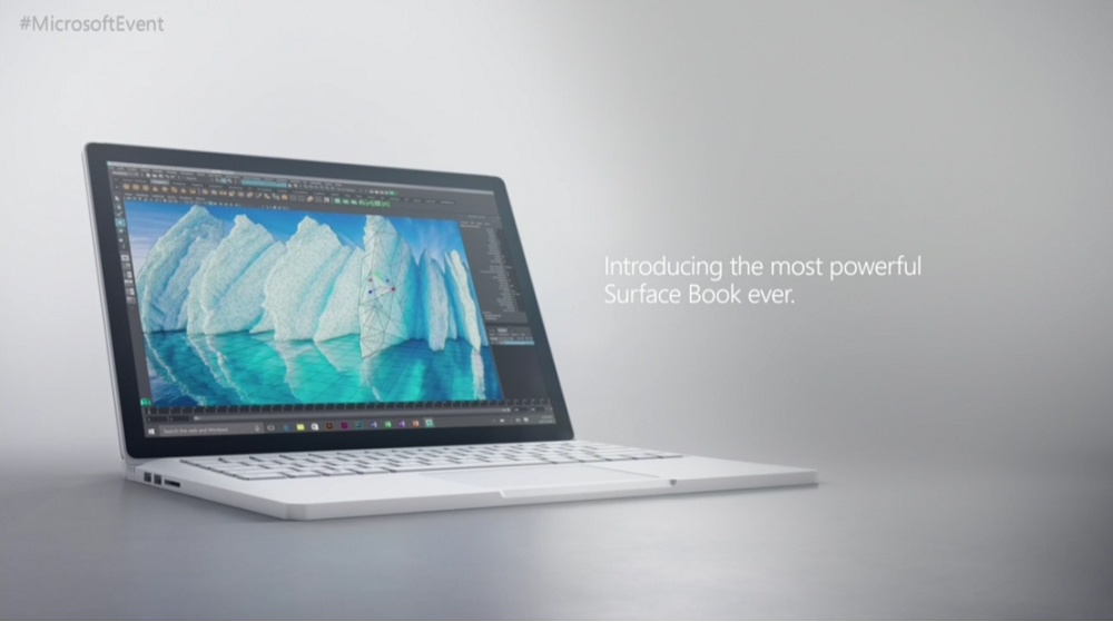 مایکروسافت از سرفیس بوک جدید با پردازنده Core i7 رونمایی کرد