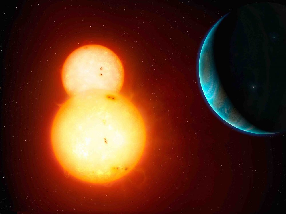 بزرگترین سیاره با گردش به دور دو ستاره کشف شد