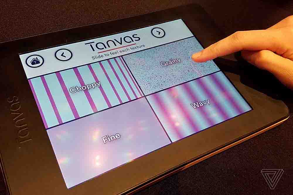 ایده شرکت تانواس آینده صفحات لمسی را نشان می‌دهد