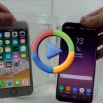 تست مقاومت گلکسی S8 سامسونگ و آی‌فون 8 اپل در آب شور (ویدئو اختصاصی)