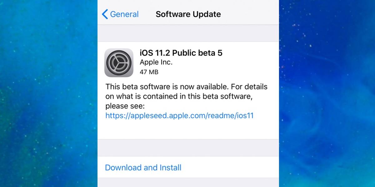 سیستم‌عامل iOS 11.2