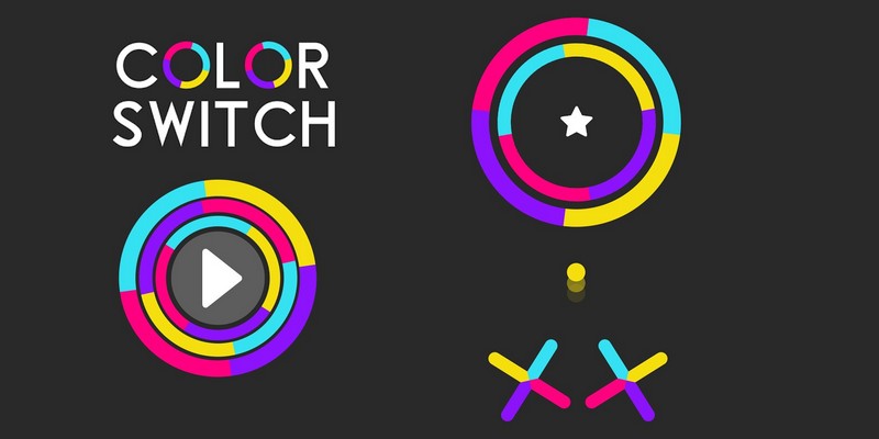 بررسی بازی Color Switch