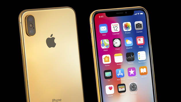 نمایش نسخه طلایی رنگ گوشی آی‌فون X در وب‌سایت کمیته ارتباطات فدرال ایالات‌متحده آمریکا