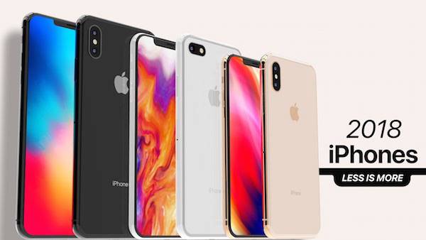 4-Watch-2018-iPhone-Models-Visual-Renders تصمیم اپل مبنی بر استفاده از پنل‌های اولد در کلیه مدل‌های آی‌فون 2018  