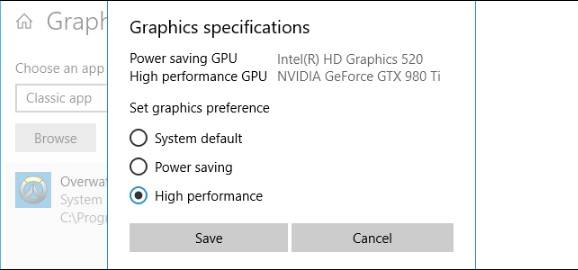 Choose-GPU چگونه در ویندوز ۱۰ استفاده برنامه‌ها از کارت گرافیک را مدیریت کنیم؟  