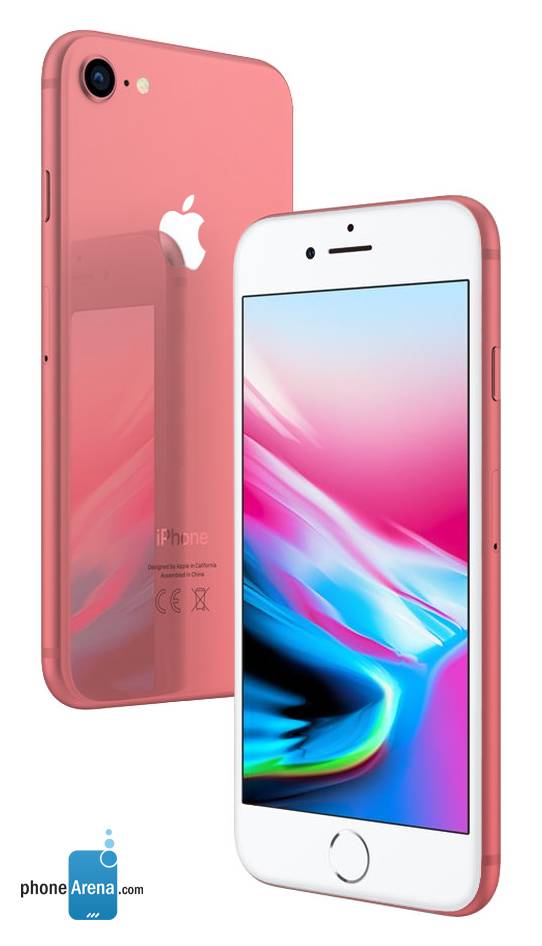 iphone-8-s-2018-pink تصاویر آی‌فون‌های 2018 اپل در سه رنگ مختلف منتشر شد  