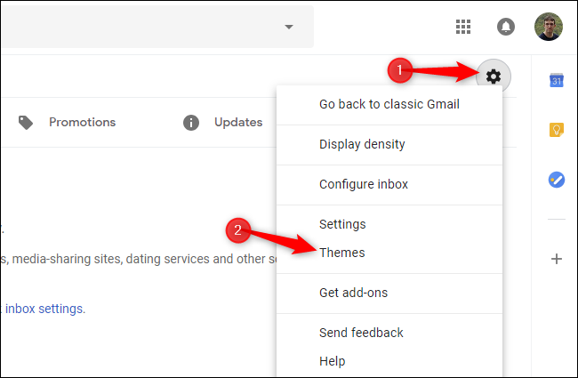 Enable-Gmail’s-Official-Dark-Mode نحوه فعال کردن حالت Dark Mode در جی‌میل  