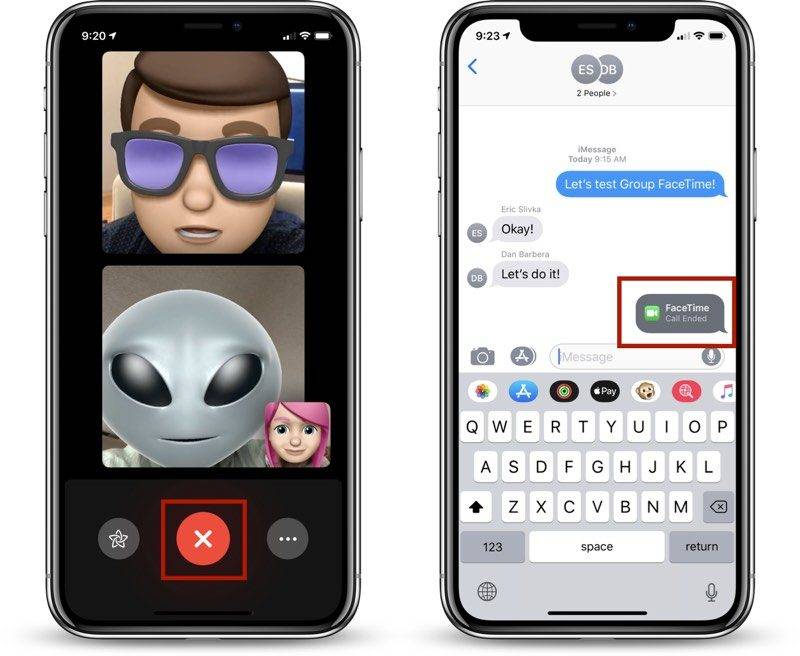 Leaving-a-Group-FaceTime-Call چگونه می‌توان با استفاده از فیس‌تایم یک تماس گروهی در iOS 12 ایجاد کرد؟  