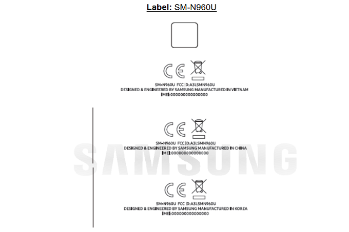 Unlocked-Samsung-Galaxy-Note-9-for-the-U.S.-visits-the-FCC نسخه آنلاک گلکسی‌ نوت 9 برای ایالات‌متحده در وب‌سایت FCC ظاهر شد  