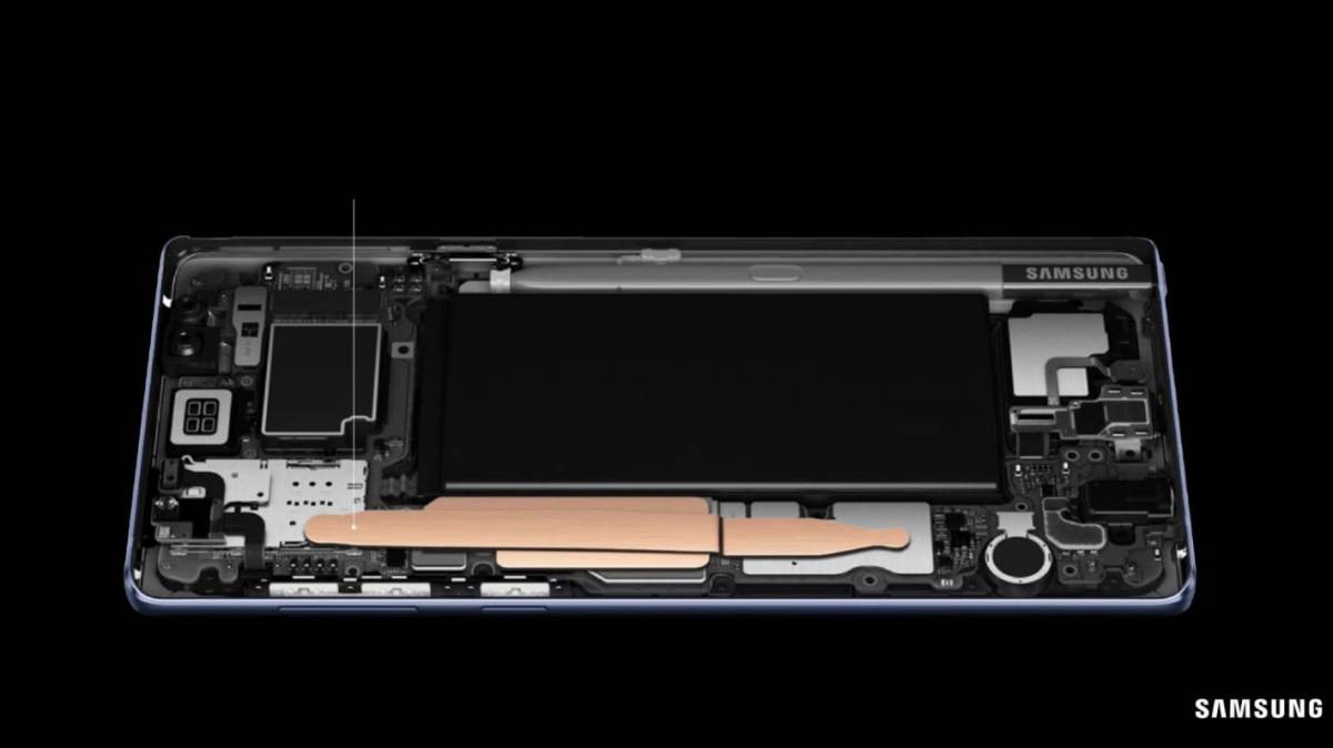 Samsung-Galaxy-Note-9-Water-Carb آشنایی با نحوه عملکرد سیستم خنک‌ کننده گلکسی نوت 9  