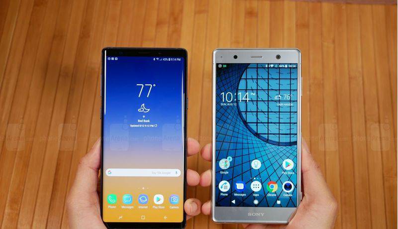 Samsung-Galaxy-Note-9-vs-Sony-Xperia-XZ2-Premium-14-of-19 مقایسه گلکسی نوت ۹ با اکسپریا XZ پریمیوم؛ نبرد لاکچری‌ها!  