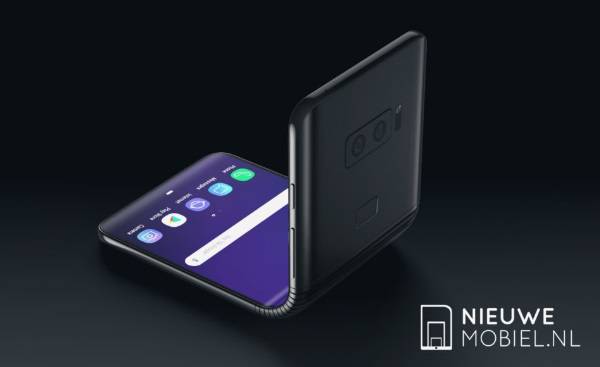 foldable-phone-1 رندرهای مفهومی جدیدی از گوشی تاشو سامسونگ منتشر شد!  