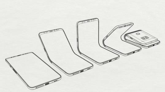 foldable-phone-4 رندرهای مفهومی جدیدی از گوشی تاشو سامسونگ منتشر شد!  