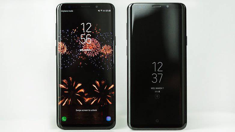 AndroidPIT-samsung-galaxy-s9-plus-0782a-w782 مقایسه گلکسی S9 پلاس با آی‌فون Xs اپل!  