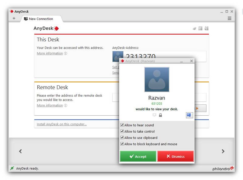Anydesk-Download-1 دانلود Anydesk و آموزش کامل استفاده از آن برای دسترسی به سیستم‌های دیگر از راه دور  
