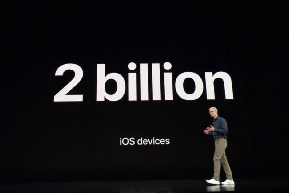 دو میلیارد دستگاه در سراسر جهان از سیستم عامل iOS اپل استفاده می‌کنند!