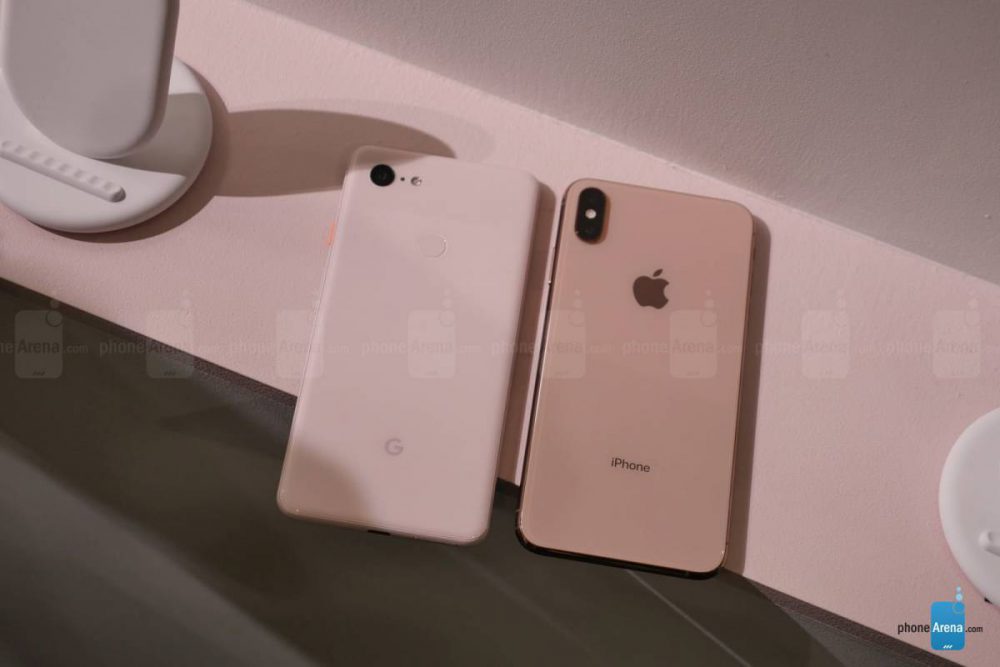 Google-Pixel-3-XL-Apple-iPhone-XS-Max-3-1000x667 مقایسه پیکسل 3 ایکس ال و آی‌فون Xs مکس: سیب بزرگ در مقابل پیکسل اعظم!  