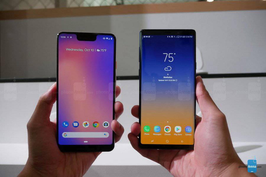 Google-Pixel-3-XL-vs-Samsung-Galaxy-Note-9-first-look-13-of-15-Copy مقایسه اولیه پیکسل 3 ایکس ال و گلکسی نوت 9؛ جویای نام و صاحب‌نام!  