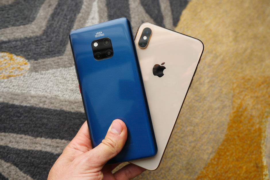 Huawei-Mate-20-Pro-vs-Apple-iPhone-XS-Max-013 مقایسه هواوی میت 20 پرو با اپل آی‌فون XS مکس  