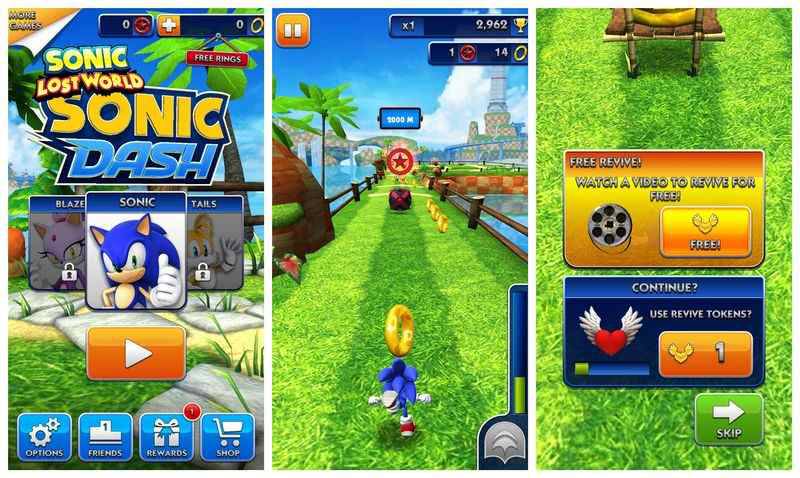 Sonic-Dash-Android بهترین بازی‌های امتیازی اندروید را بشناسید  