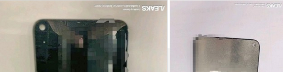 Capture-3 انتشار تصویری از نمایشگر Infinity-O سامسونگ به‌همراه حفره‌ای برای دوربین سلفی  