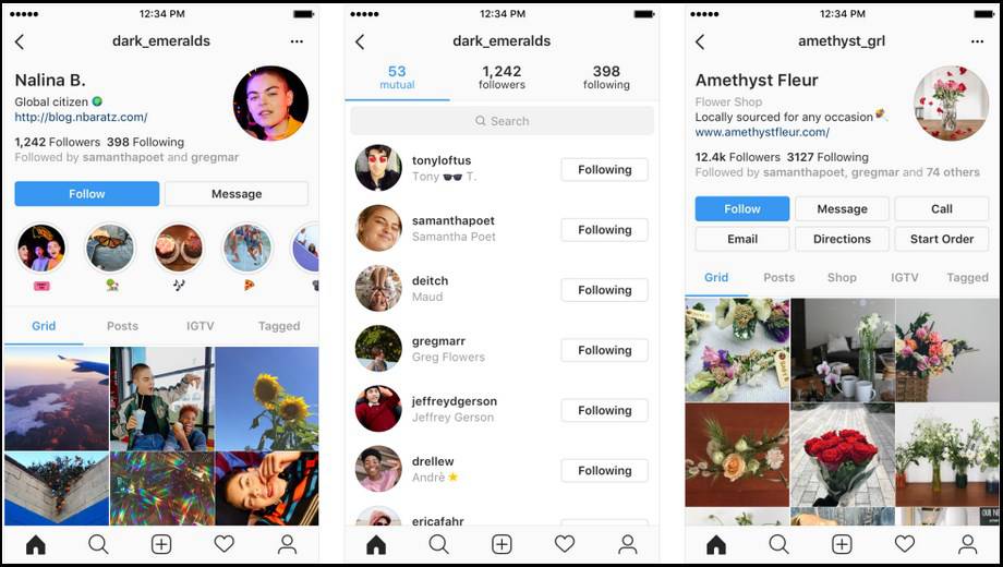 instagram-profile اینستاگرام در حال تست کردن ظاهری جدید برای بخش پروفایل کاربران است  