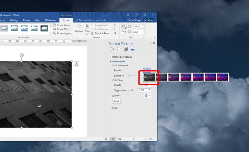 bw-ms-word-1024x628 آموزش تبدیل تصاویر رنگی به سیاه‌ و سفید بدون کاهش کیفیت در ویندوز 10  