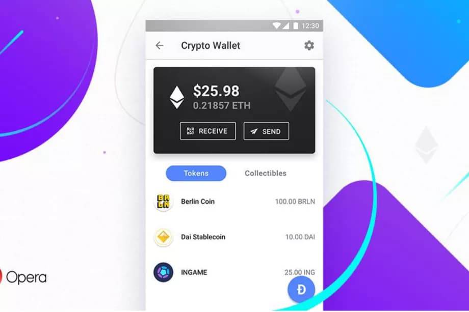 crypto_wallet.0 اپرا از یک کیف پول ارز‌ دیجیتال در نسخه اندرویدی مرورگر خود رونمایی نمود  