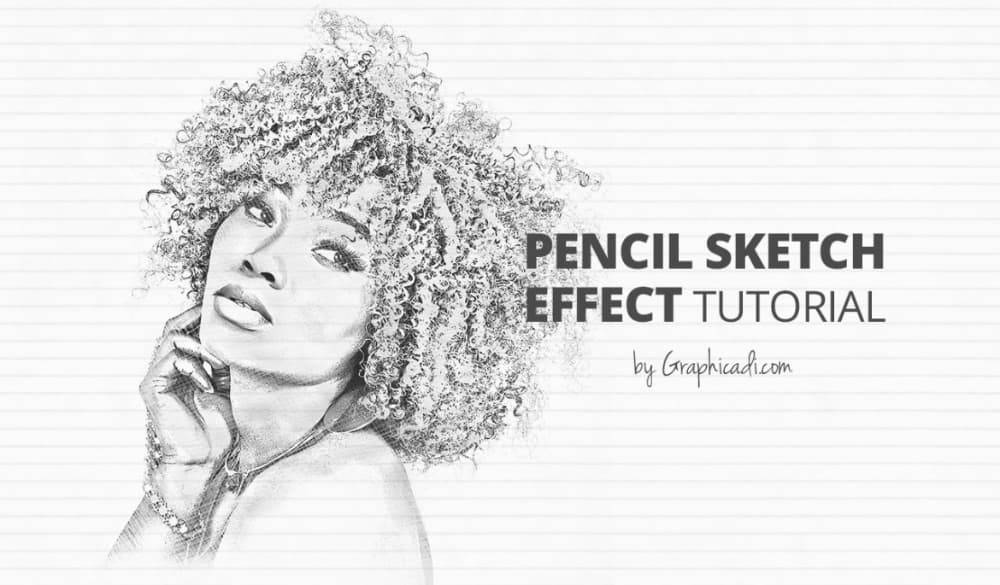 pencil-sketch-effect-1170x685 چگونه در فتوشاپ تصاویر را به یک طرح مدادی واقعی تبدیل کنیم؟  