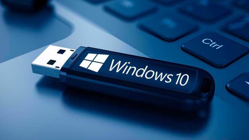Create-Bootable-USB-drive-Windows-10-October-2018-Update-version-1809 چگونه در ویندوز 10 به طور خودکار انواع درایو‌ها را به دسکتاپ اضافه کنیم؟  