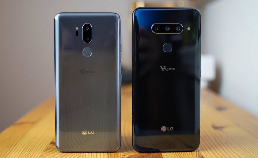 LG-G7-vs-LG-V40-ThinQ-1000x613 چرا بازدهی باتری پرچمداران ال‌جی در سال 2018 راضی کننده نبوده است؟  