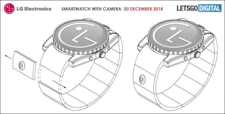 LG-Smartwatch-1 ساعت هوشمند جدید ال‌جی احتمالا به یک دوربین برای عکاسی مخفیانه مجهز است!  
